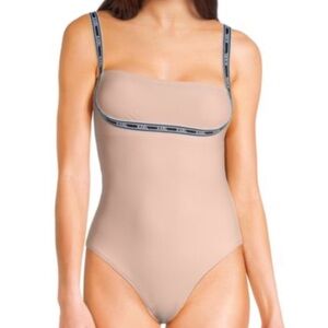 KARL LAGERFELD PARIS Logo Swimsuit